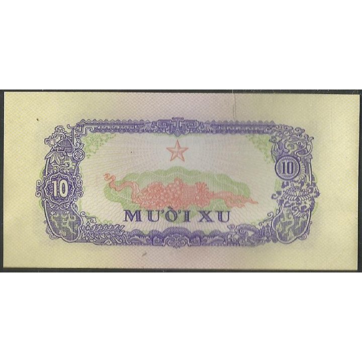Vietnam Sur, 10 Xu ND1963 PR1