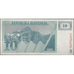 Slovenia, 10 Tolarjev 1990 P4