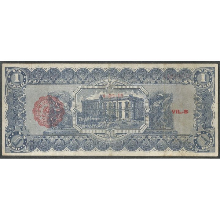 Mexico - El Estado de Chihuahua, 1 Peso 20 Abr 1915 Serie a Ps529g2