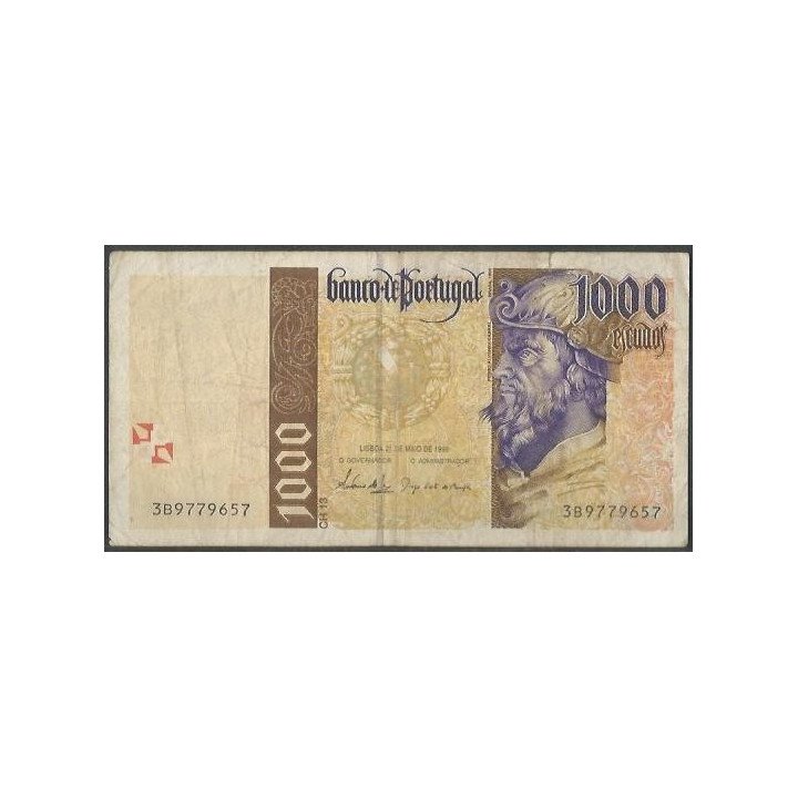 Portugal 1.000 Escudos 21 May 1998 P188c