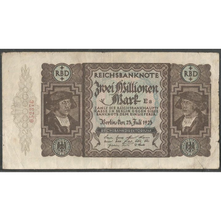 Alemania, 2.000.000 25 Jul 1923 P89a