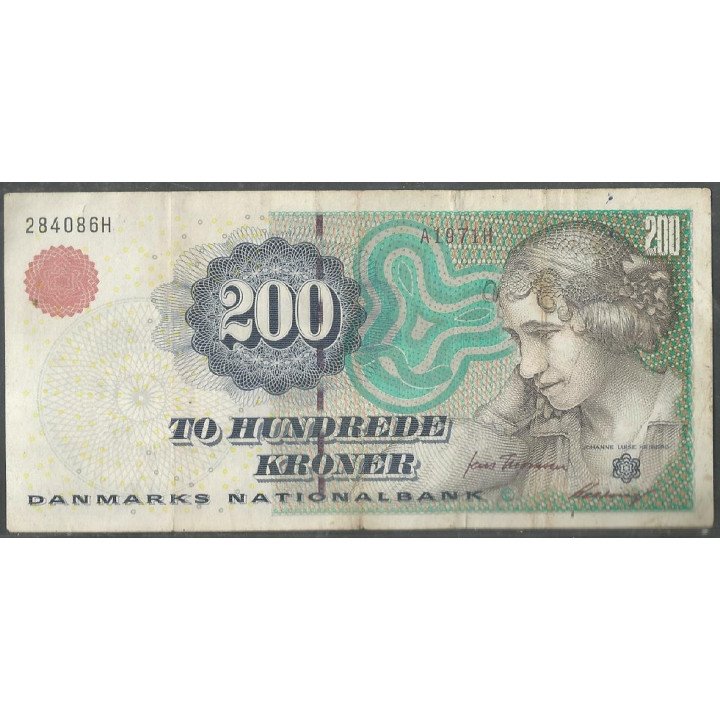 Dinamarca, 200 Kroner 1997 P57a2