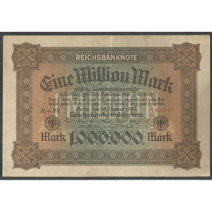 Alemania, 1.000.000 20 Feb 1923 P86a