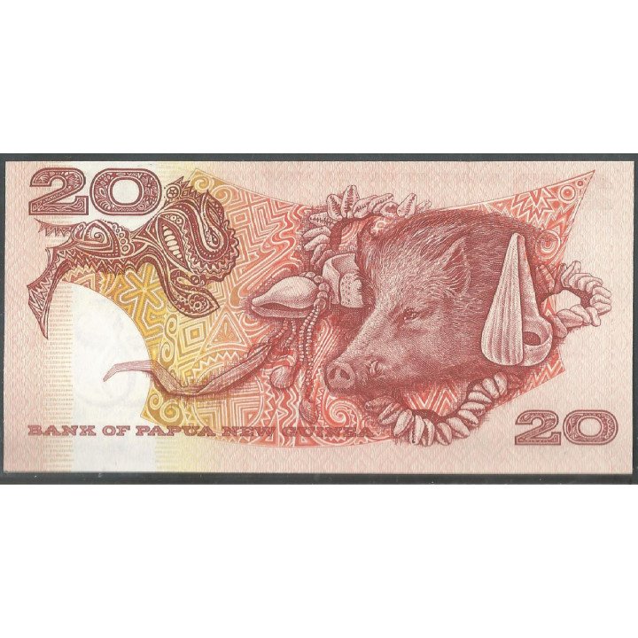 Papua Nueva Guinea, 20 Kina ND1989 P10a