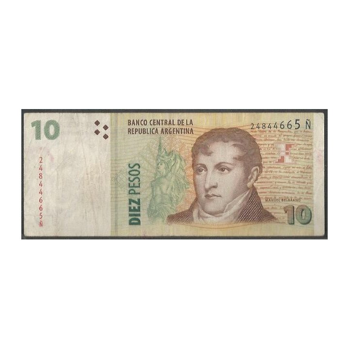 Argentina 10 Pesos ND2003 Serie Ñ P354a