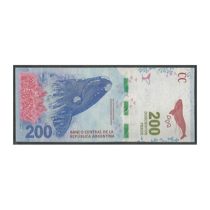 Argentina 200 Pesos ND2016 Serie CC P364a