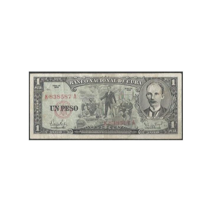 Cuba 1 Peso 1959 P90
