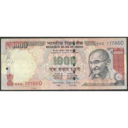 India, 1.000 Rupias 2015 P107m