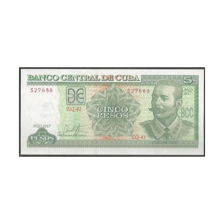 Cuba 5 Pesos 2017 P116q