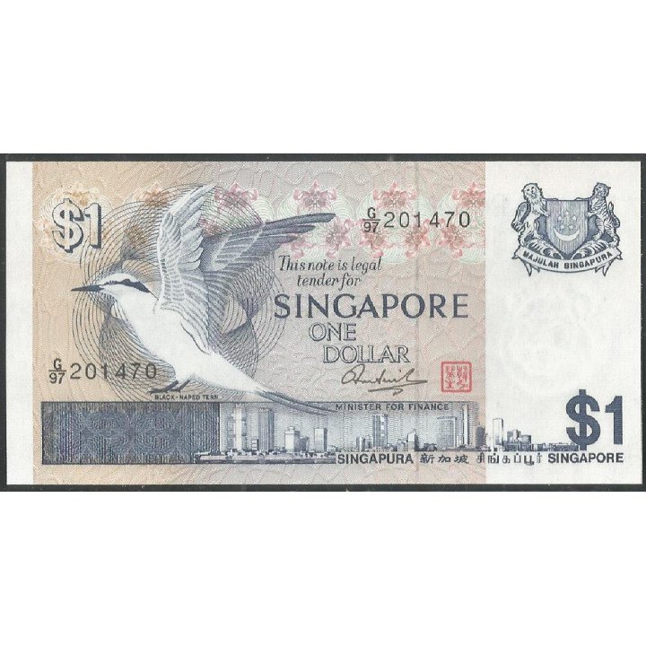 Singapur, 1 Dollar ND1976 P9(2)