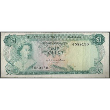 Bahamas, 1 Dollar L1974 P35a