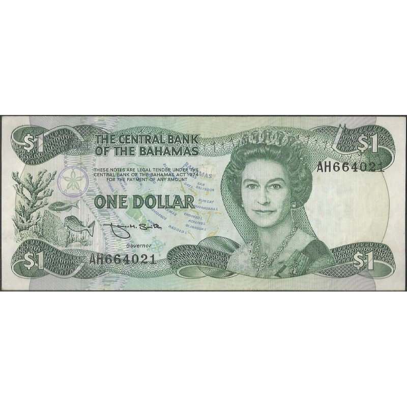 Bahamas, 1 Dollar L1974 (84) P43b