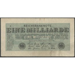 Alemania, 1 Millardo Mark 20 Oct 1923 P122