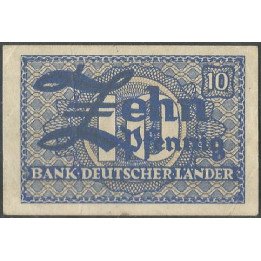 Alemania, 10 Pfennig ND1948 P12