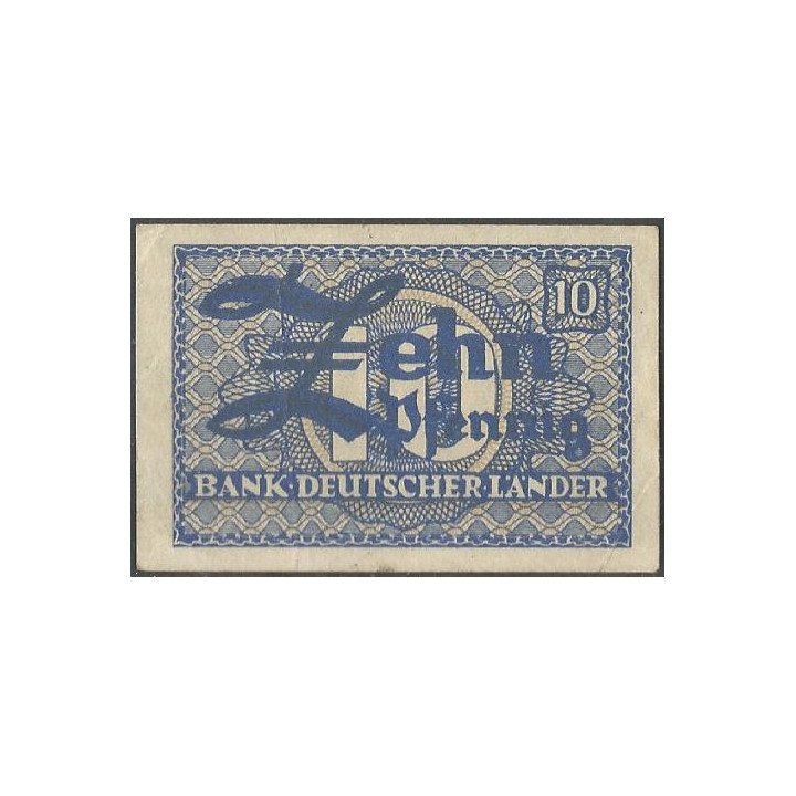 Alemania, 10 Pfennig ND1948 P12