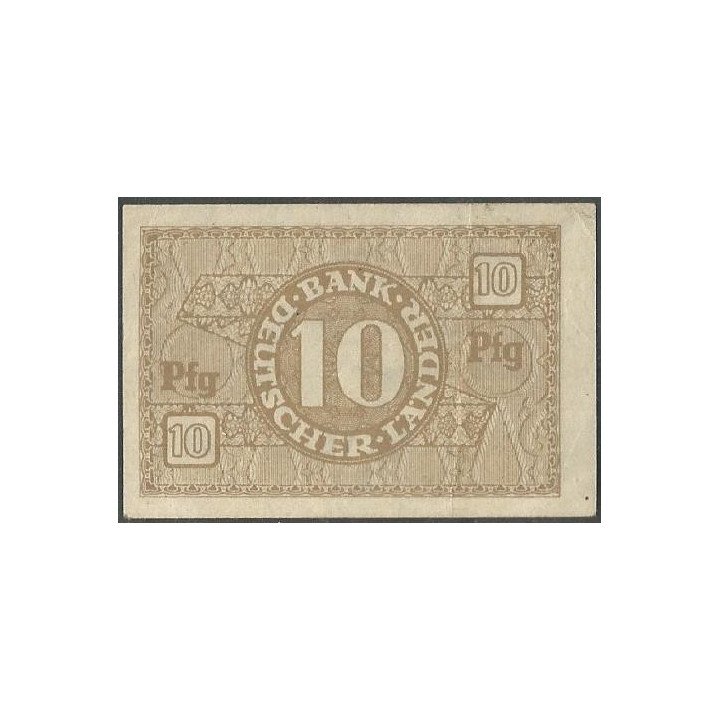 Alemania, 10 Pfennig ND1948 P12