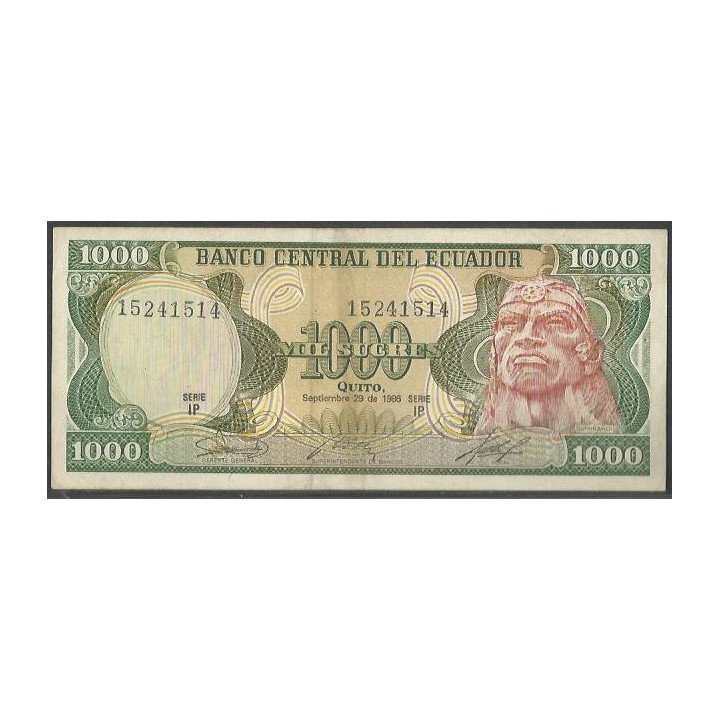 Ecuador 1.000 Sucres 29 Sep 1986 IP P125a