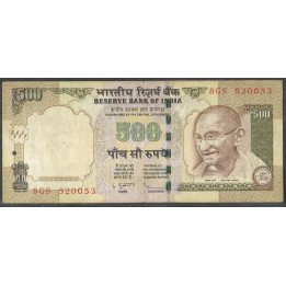 India, 500 Rupias 2009 P99p