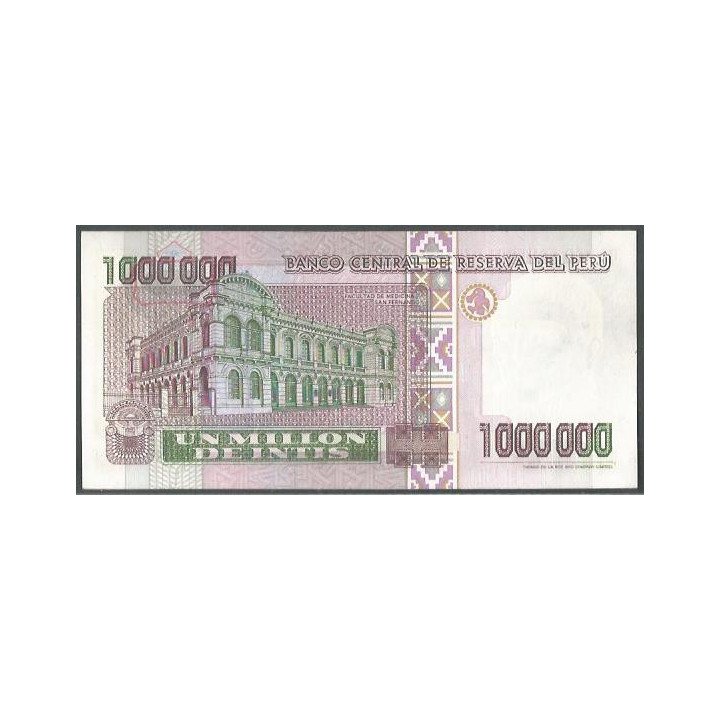 Peru, 1.000.000 Intis 5 Ene 1990 P148