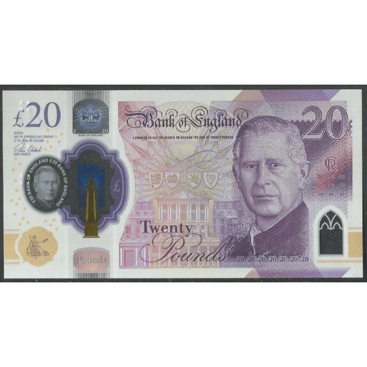 Inglaterra, 20 Pounds 2023 P400-2