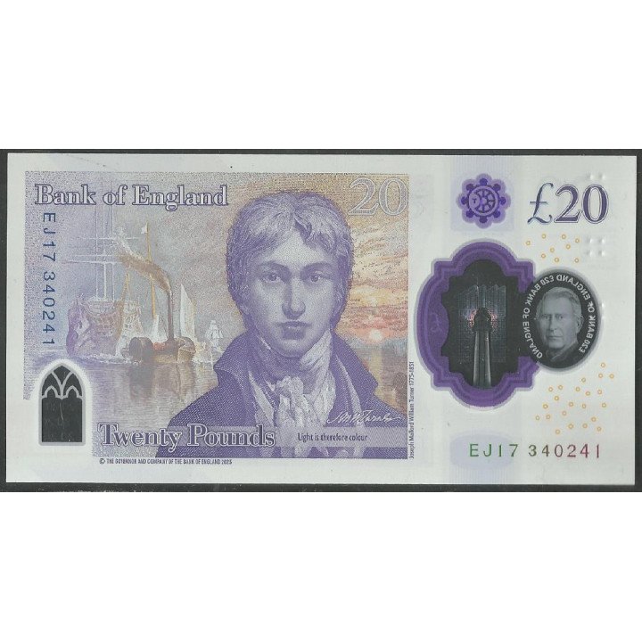 Inglaterra, 20 Pounds 2023 P400-2