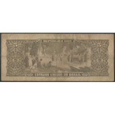 Brasil, 5 Cruzeiros ND1953-9 P158e