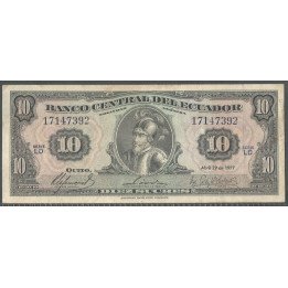 Ecuador, 10 Sucres 29 Abr 1977 LD P109