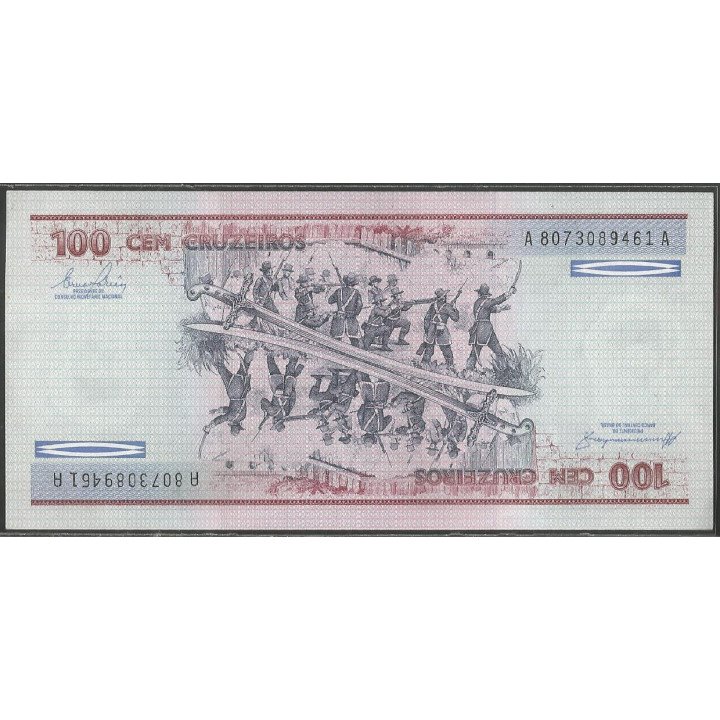 Brasil, 100 Cruzeiros ND1981-4 P198b
