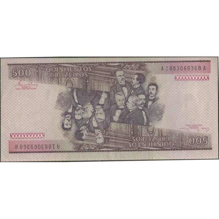 Brasil, 500 Cruzeiros ND1981-5 P200a