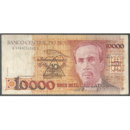 Brasil, 10 Cruzados Nuevos ND1989 P218a