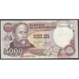 Billete de 5.000 Pesos 1 Ene 1990 BGW503