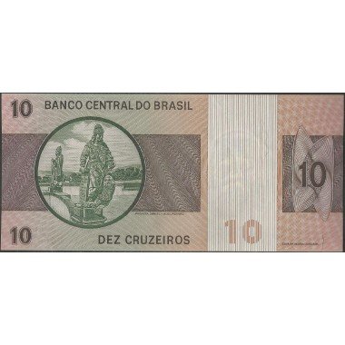 Brasil, 10 Cruzeiros ND1970 P193a