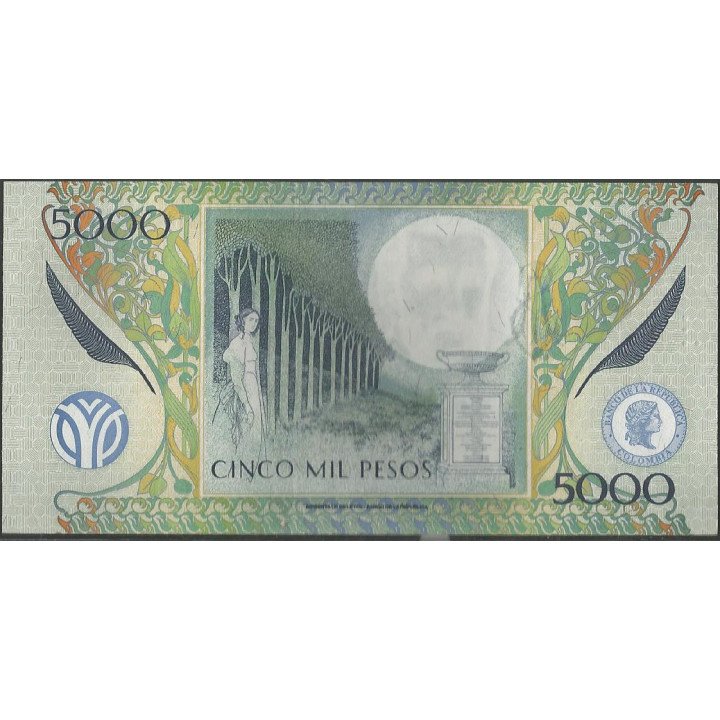 Billete de 5.000 Pesos 31 Jul 2010 BGW543