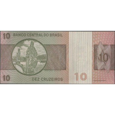Brasil, 10 Cruzeiros ND1974 P193b