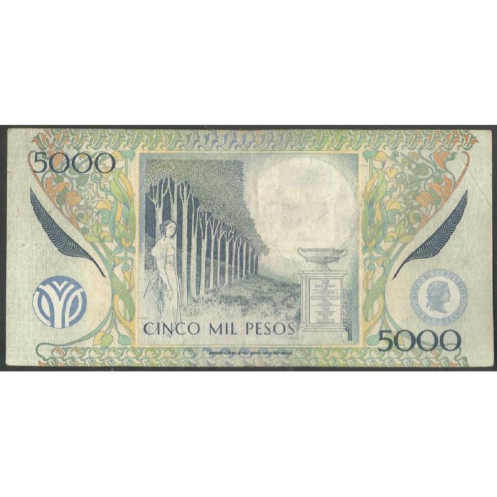 Billete de 5.000 Pesos 31 Ago 2013 BGW548