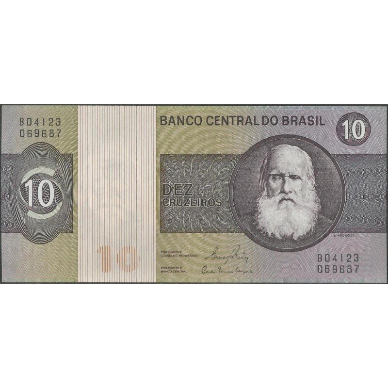 Brasil, 10 Cruzeiros ND1980 P193e