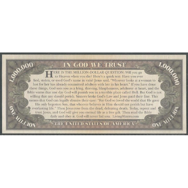 Estados Unidos - 1.000.000 Dollars 2025 Merry Christmas