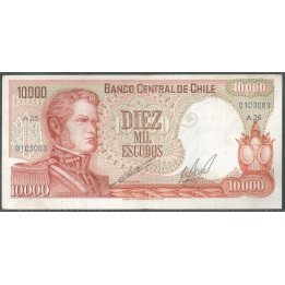 Chile, 10.000 Escudos ND P148
