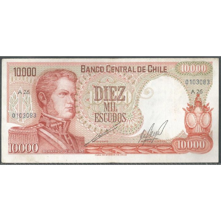 Chile, 10.000 Escudos ND P148