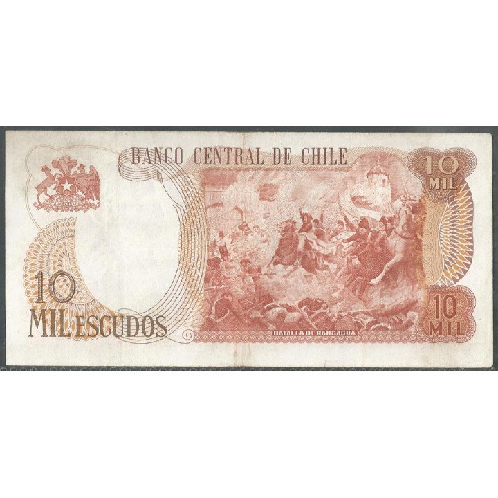 Chile, 10.000 Escudos ND P148