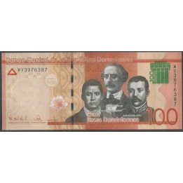 Rep. Dominicana 100 Pesos 2021 P190F