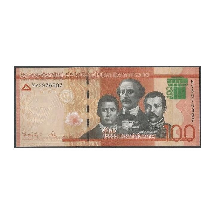 Rep. Dominicana 100 Pesos 2021 P190F