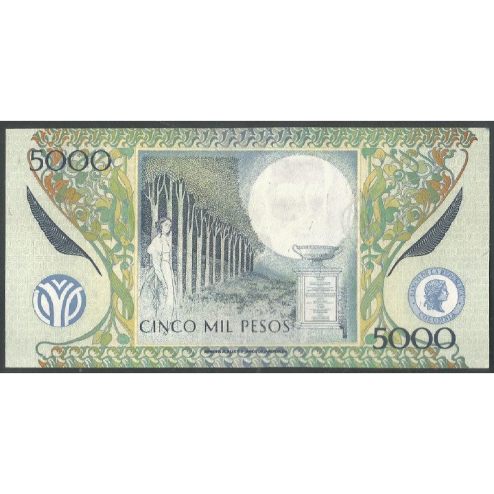 Billete de 5.000 Pesos 21 Ago 2009 72344327 BGW542