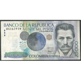 Billete de 20.000 Pesos 21 Nov 2006 BGW728