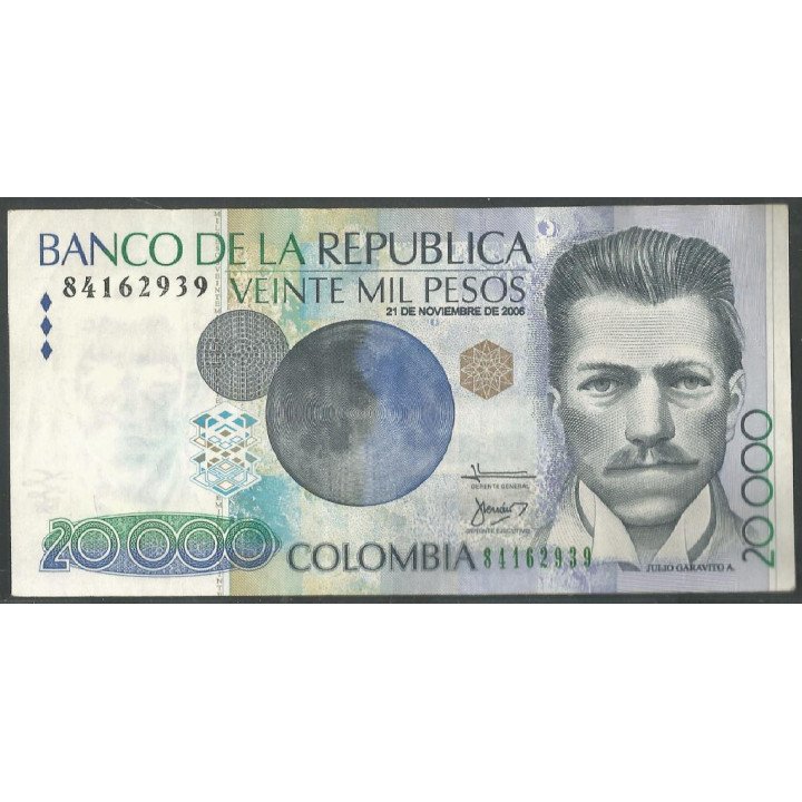Billete de 20.000 Pesos 21 Nov 2006 BGW728