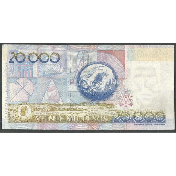 Billete de 20.000 Pesos 23 Ago 2012 BGW737