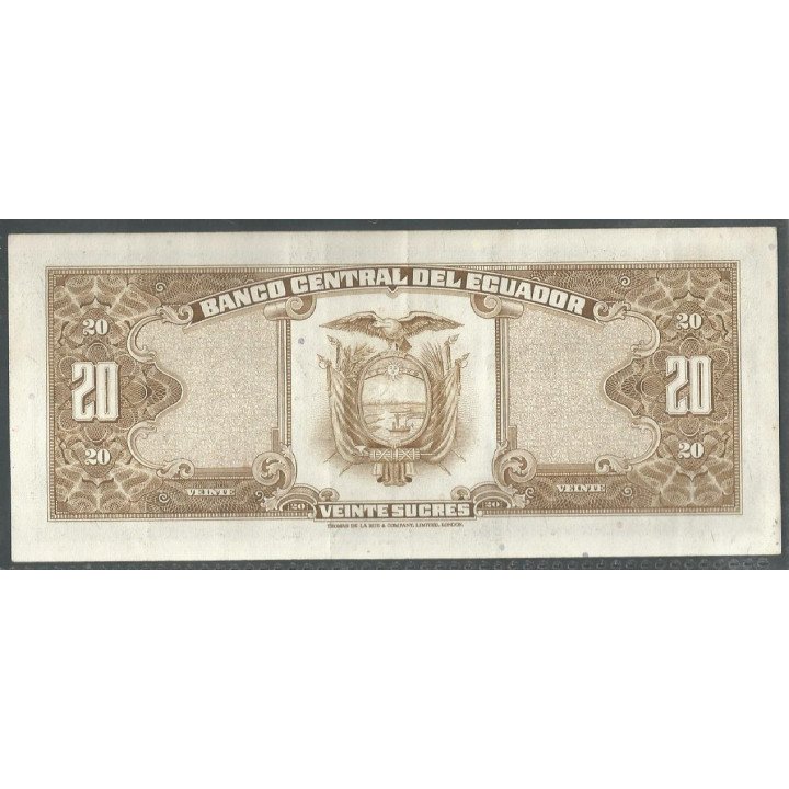 Ecuador, 20 Sucres 1 May 1978 LD P115b
