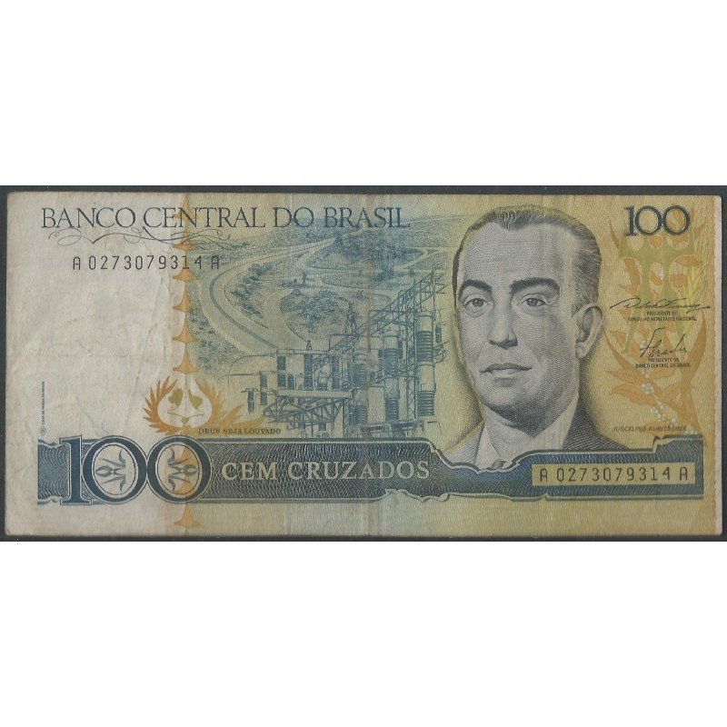 Brasil, 100 Cruzados ND1986 P211a