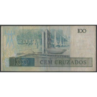 Brasil, 100 Cruzados ND1986 P211a