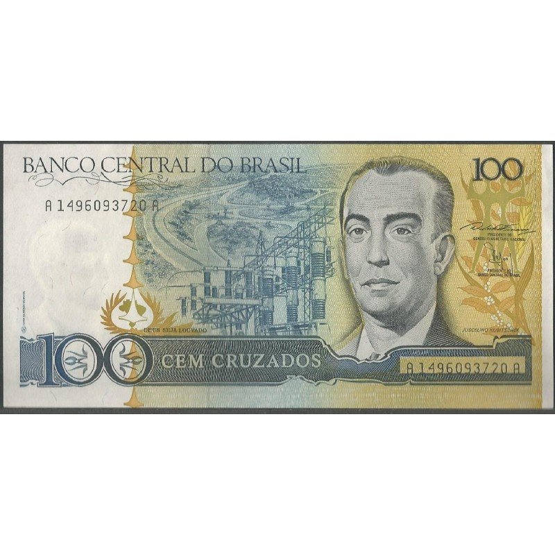 Brasil, 100 Cruzados ND1987 P211b